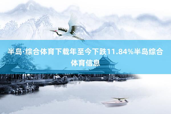 半岛·综合体育下载年至今下跌11.84%半岛综合体育信息