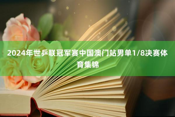 2024年世乒联冠军赛中国澳门站男单1/8决赛体育集锦